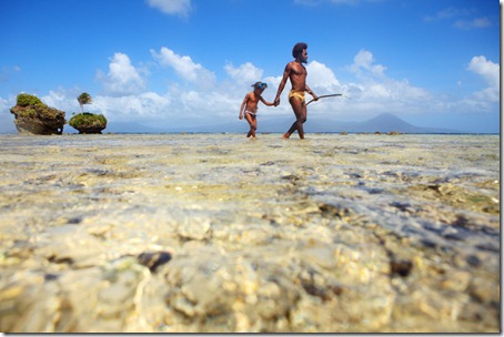 father and son-reef-Rah Lava-Banks-Vanuatu